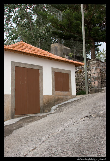 an old sugar cane mill in Lombada da Ponta do Sol