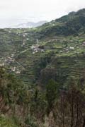 terraced countryside in Ribeira da Janela valley