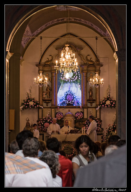 a religious fiesta in Jardim do Mar