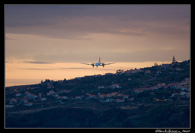 approaching Santa Cruz airport