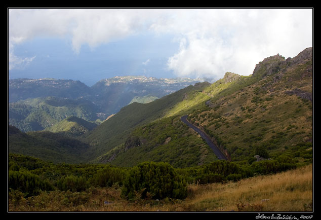 a north view from Achada do Teixeira