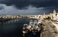 harbor at Vittoriosa, Malta