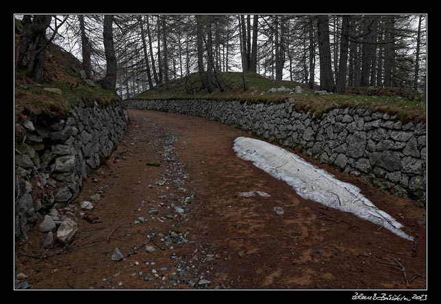 Alpes Maritimes - road to Baisse de Peirefique