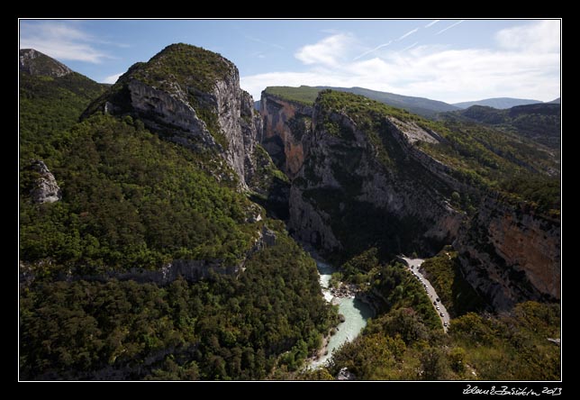 Grand canyon du Verdon - Couloir Samson (from Point Sublime)