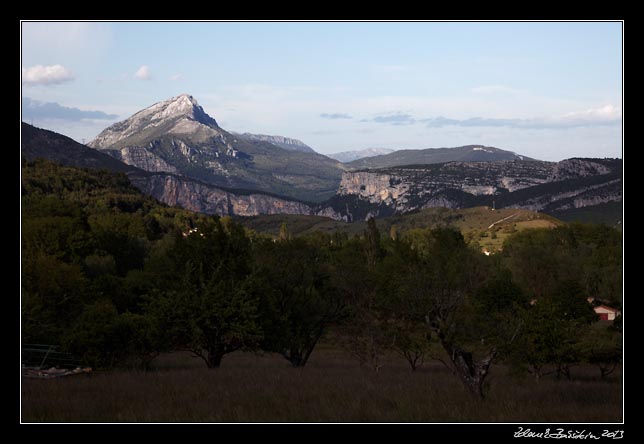 Grand canyon du Verdon - a view from La Palud sur Verdon