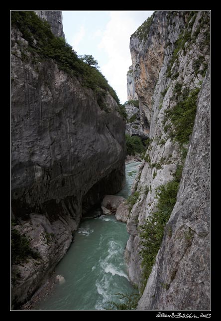 Grand canyon du Verdon - Couloir Samson