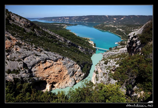 Grand canyon du Verdon - Lac de Sainte Croix