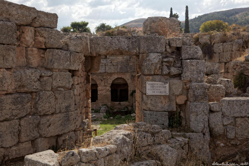 Corinth - Ancient Korinthos - Peirene fountain