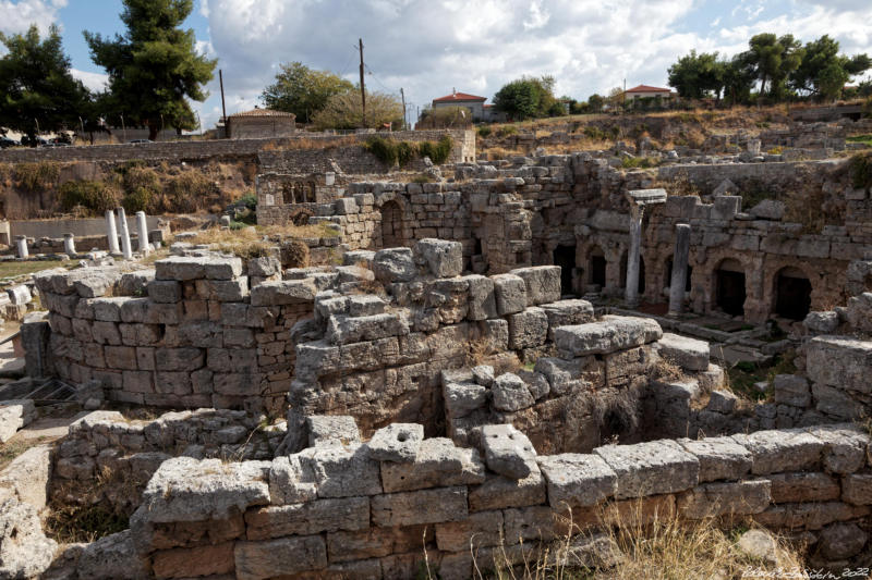 Corinth -  	Ancient Korinthos - Peirene fountain