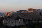 Athens - Acropolis from Philopappos hill