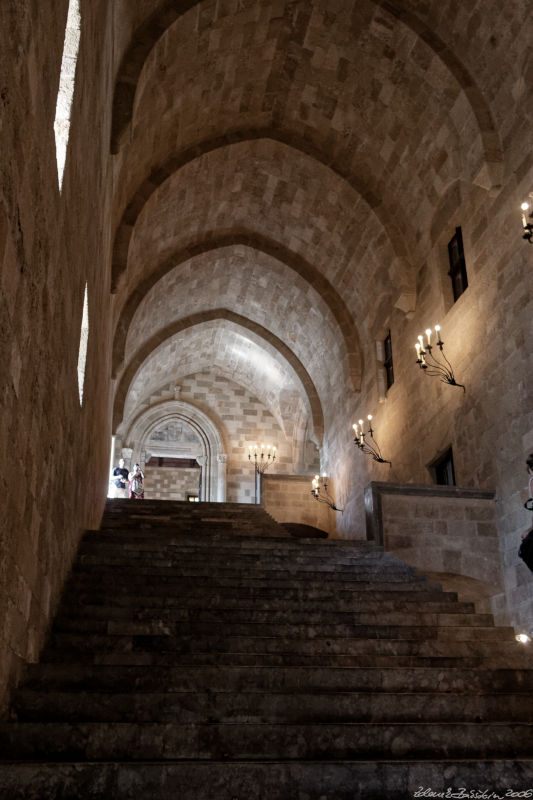 Rhodes - Palace of the Grand Master of the Knights of Rhodes - entrance hall