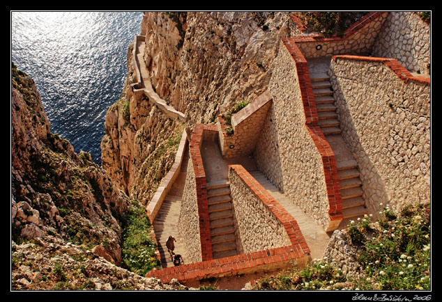 Capo Caccia - stairs to Grotta di Nettuno