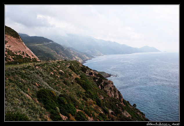 Bosa - coast north of Bosa