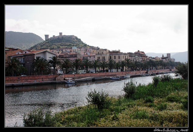 Bosa - Bosa castle and Temo river