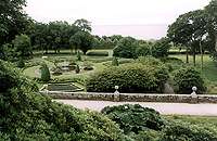 zahrada hradu Dunrobin