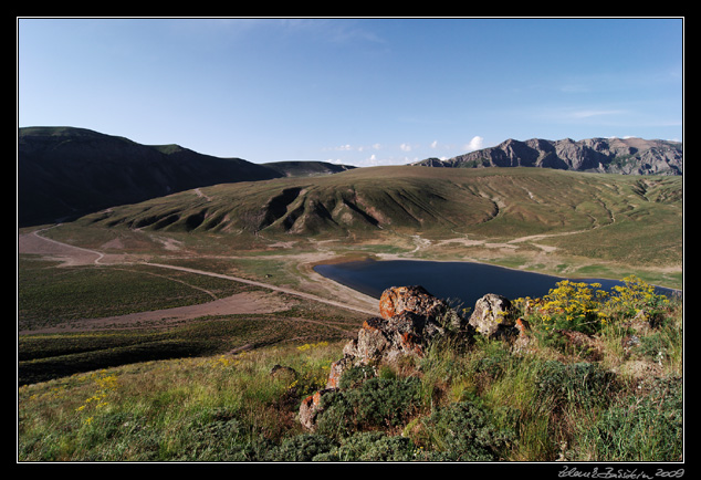 Turkey - Ahlat area - Nemrut Daği, in the crater