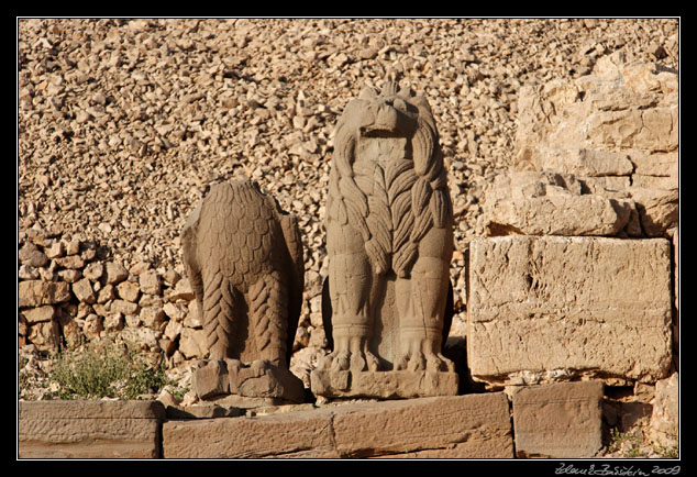 Turkey - Kahta district - Nemrut Dağı - west terrace