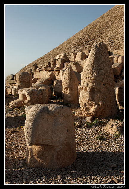 Turkey - Kahta district - Nemrut Dağı - west terrace