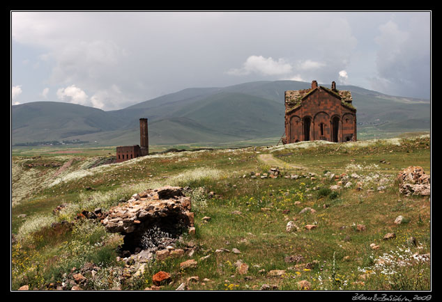 Turkey, Kars province - Ani - Cathedral and Menehir Camii