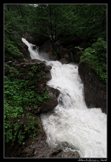 Trabzon - a cascade below Sumela monastery