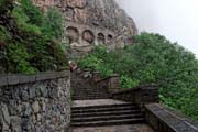 Turkey - stairs to Sumela monastery