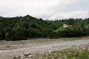 Turkey - tea bushes on hills near to Rize