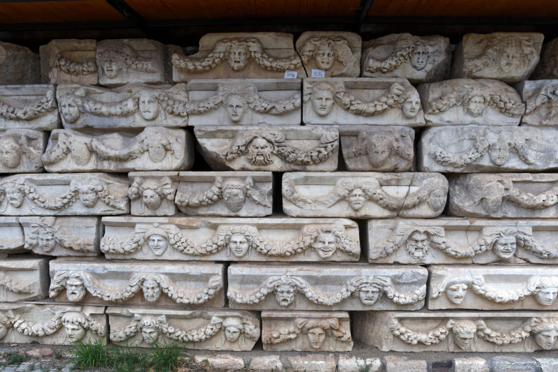 Afrodisias - mask and garland frieze