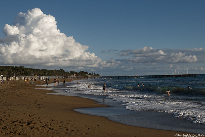 Side - a beach east of Side