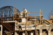 Side - Monumental Fountain reconstruction works