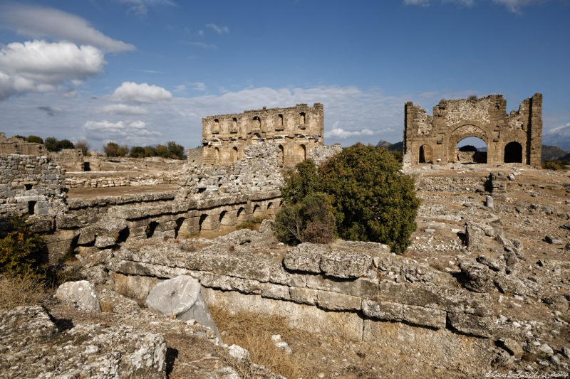 Aspendos - Agora, Nymphaeum, Basilica