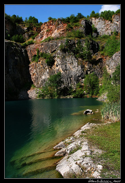 Velka Amerika limestone quarry